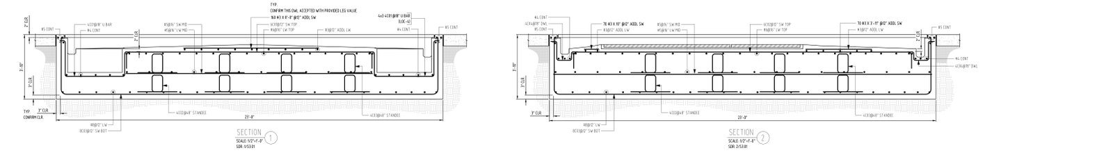 Mat Foundation Reinforcement Detailing